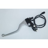 PÁČKA SPOJKY KOMPLETNÍ - STŘÍBRNÁ - - JAWA 300CL, PÉRÁK + MODEL 42 - (ZÁNOVNÍ DÍL)